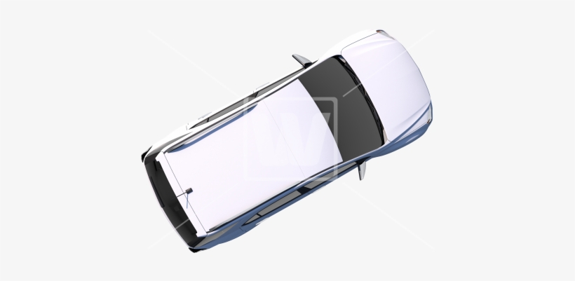 Car From Top Png - Hatchback, transparent png