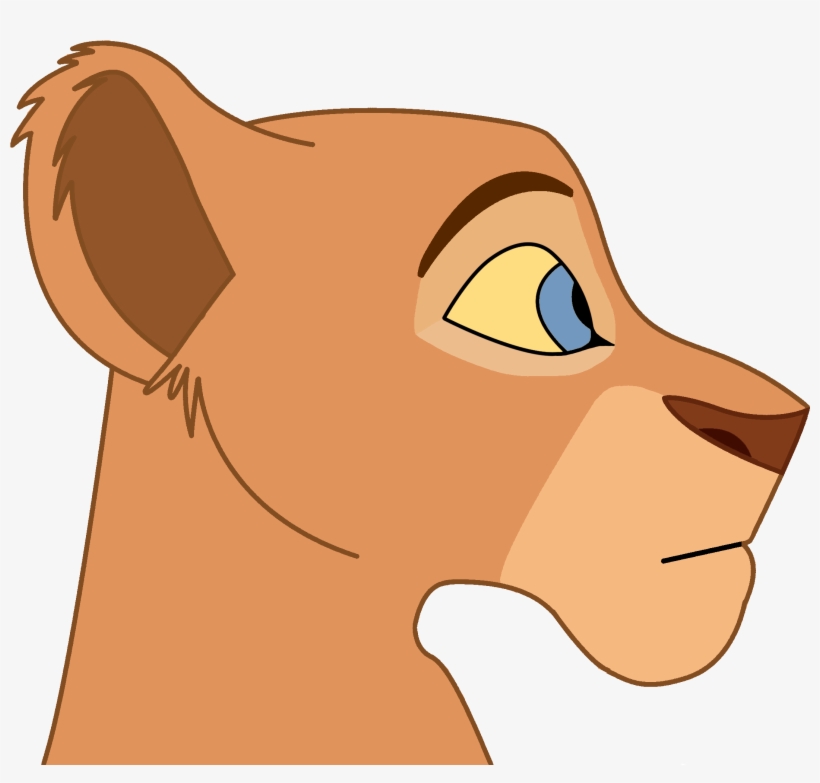 Clip Art Freeuse Stock Nala Simba Lion Lions Transprent - Lion Head To Colour, transparent png