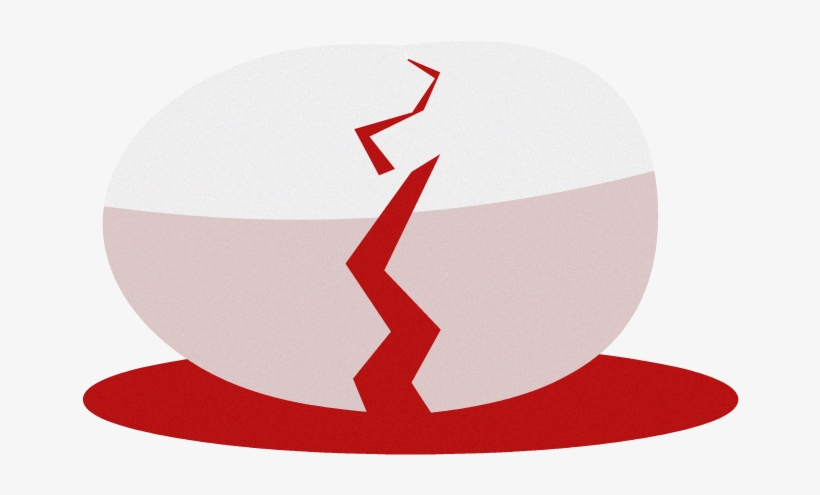 Broken Egg Now Live For Itch - Circle, transparent png