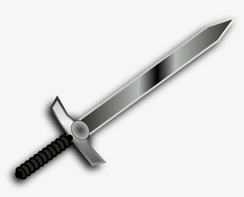 Clip Art At Clker Com Vector Online - Imagem De Uma Espada, transparent png
