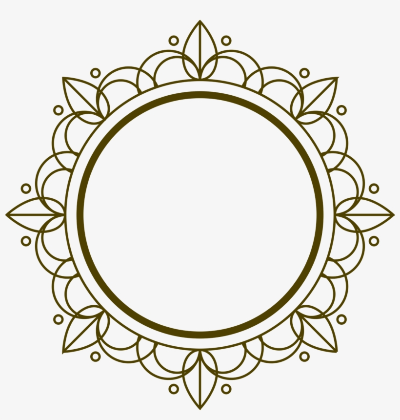 Frame,art - Art Deco Circle Png, transparent png