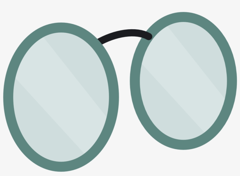 Round Frame Glasses Png - Glasses, transparent png