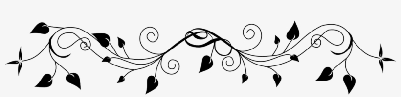 Border Graphic - Border Flower Black And White Png, transparent png