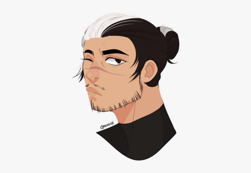 Manbun Shiro, transparent png