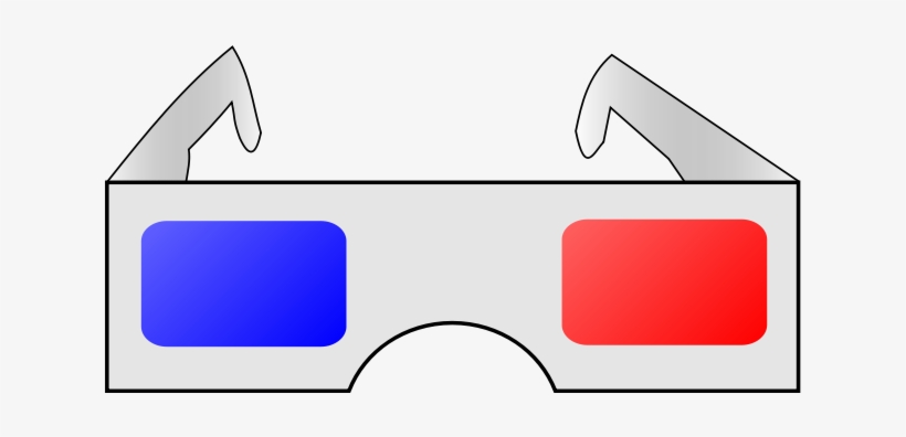 Round Glasses Clipart Vector Graphics - 3d Glasses Clip Art, transparent png