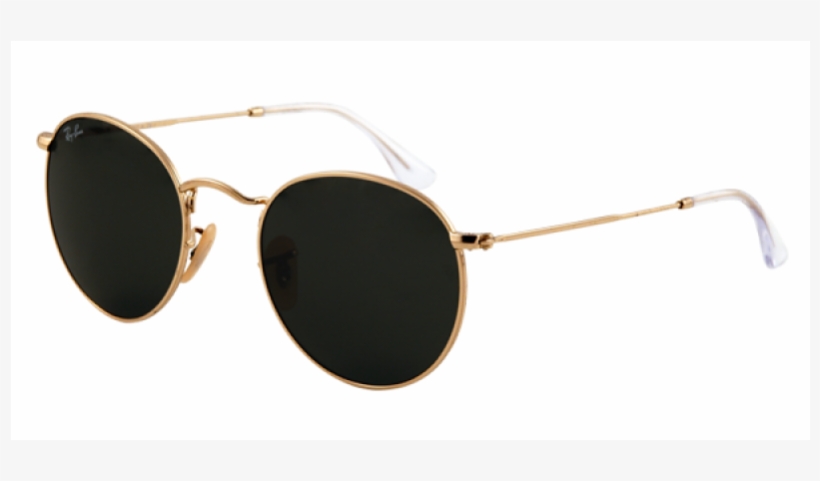 Rbyj Ray Ban Rb3447 Round Metal Sunglasses, 50mm, transparent png