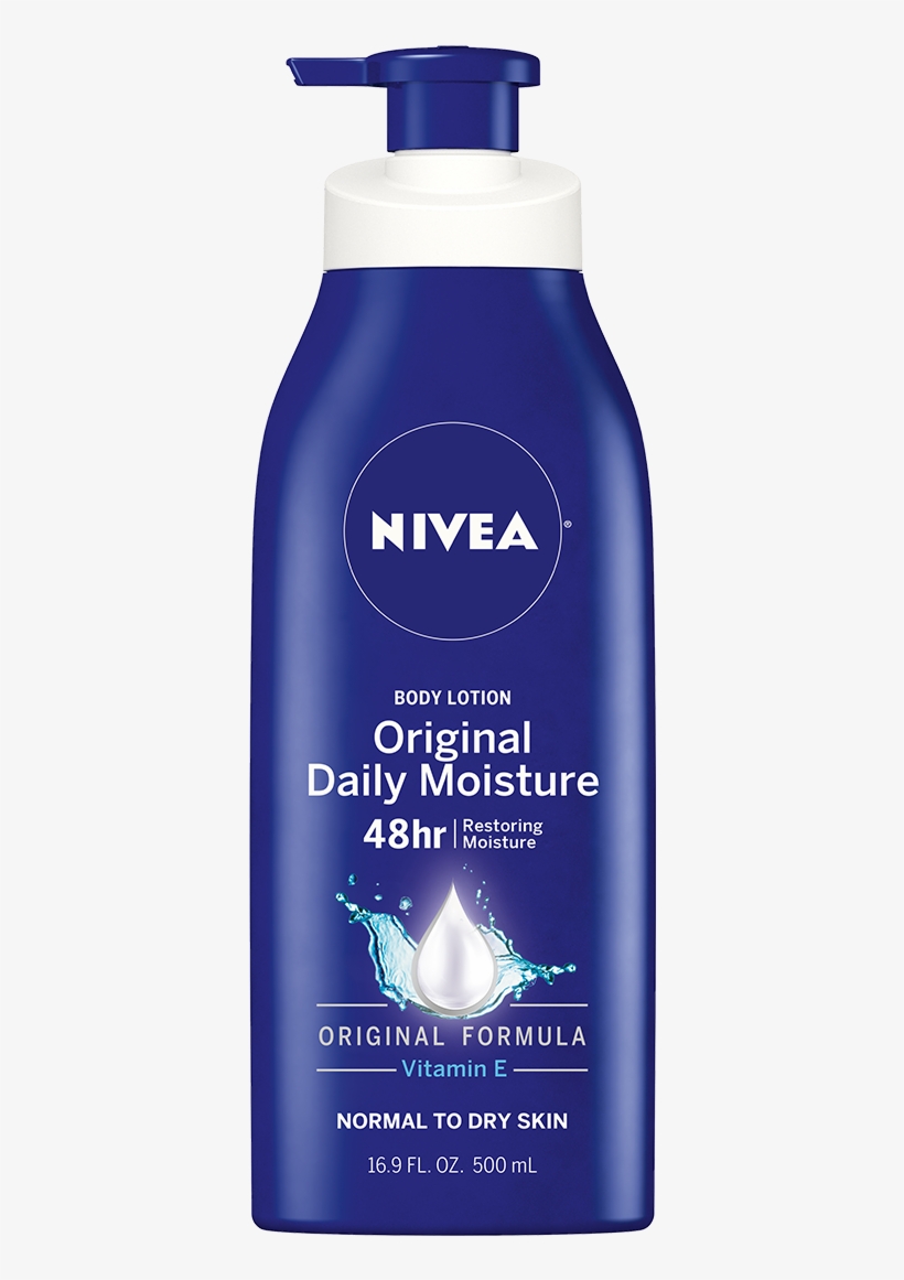 Original Daily Moisture Body Lotion - Nivea, transparent png