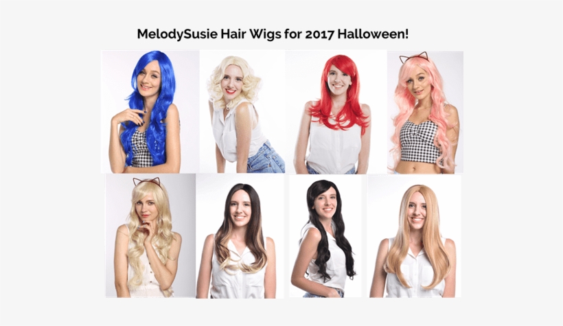Melodysusie Hair Wigs For Halloween - Girl, transparent png