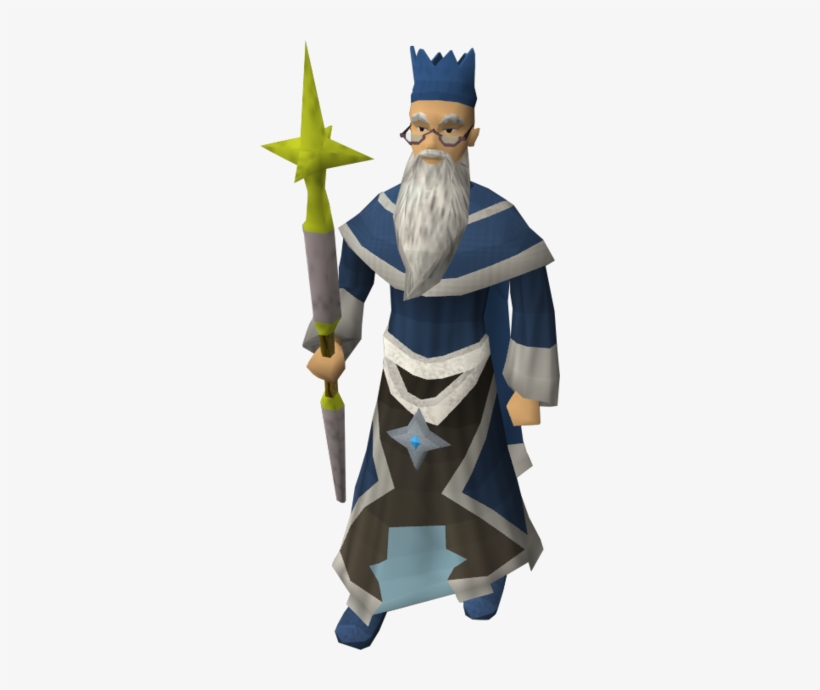 The Wise Old Man Wields A Powerful Saradomin Staff - Instagram, transparent png
