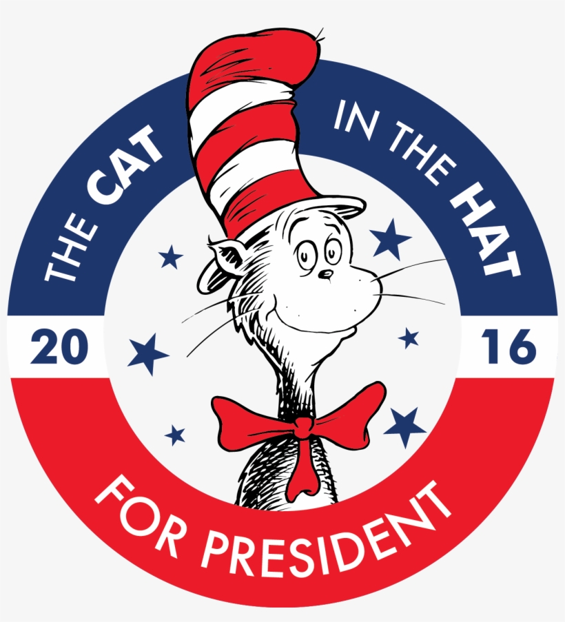 Nonfiction By Dr - Cat In The Hat For President, transparent png