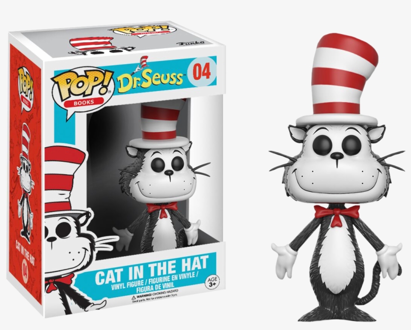 Cat In The Hat With Umbrella Pop Vinyl Figure - Funko Pop Cat In The Hat, transparent png