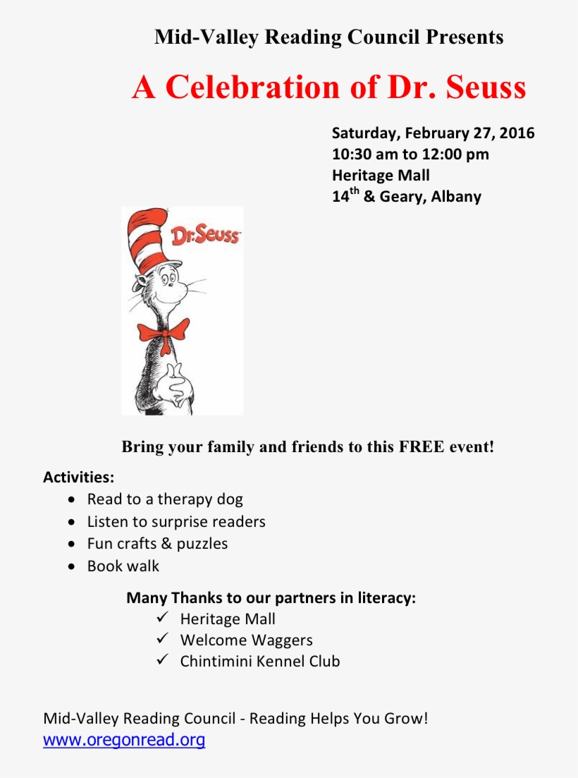 Dr-seuss - Cat In The Hat, transparent png