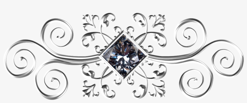 Elegant Scroll Border Png - Серебро Узор Пнг, transparent png