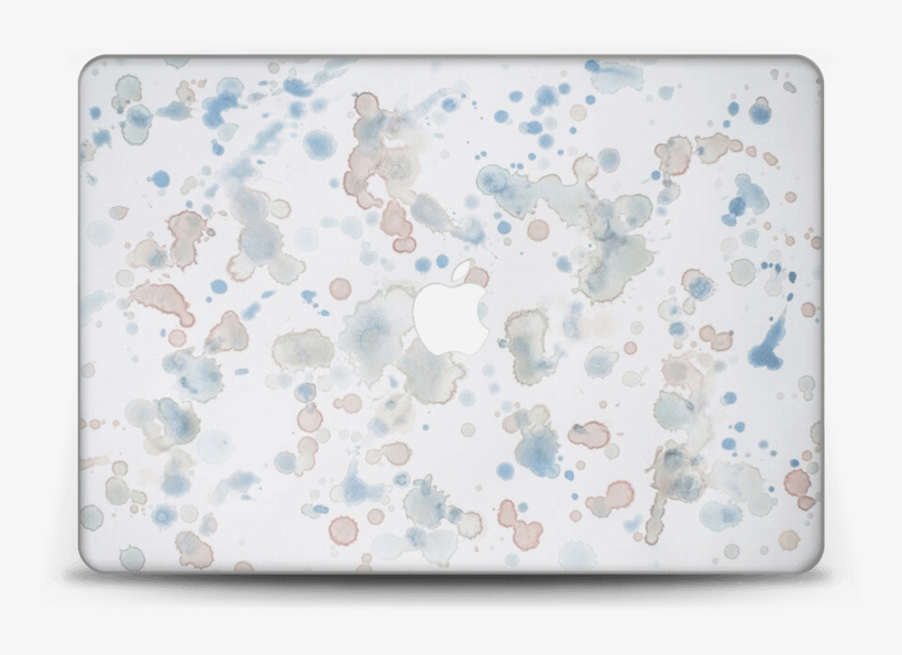 Lovely Watercolor Splash Skin For Your Laptop - Watercolor Painting, transparent png