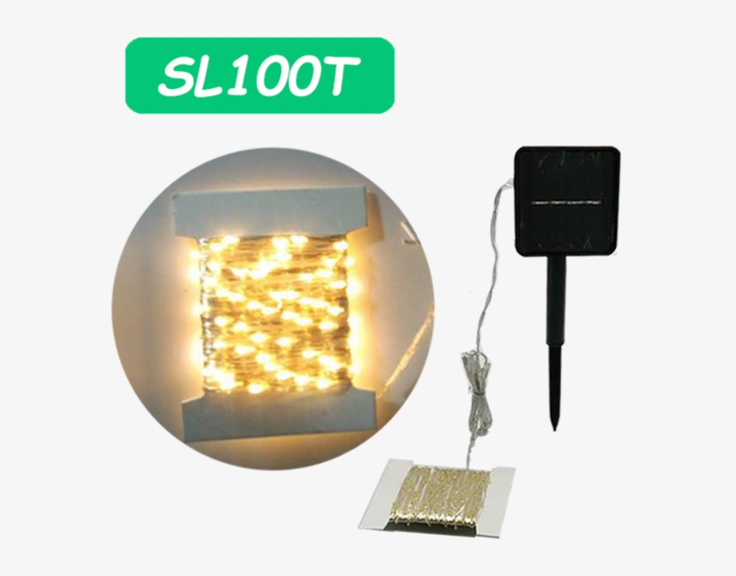100 Led Mini Flexble Solar String Lights For Decoration - Sign, transparent png