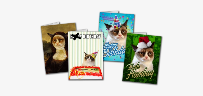 Grumpy Cat Greeting Cards - Bah Humbug-mürrische Katze Karte, transparent png