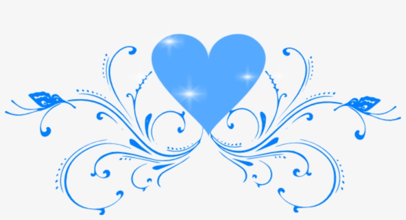About - - Blue Butterfly Border Png, transparent png
