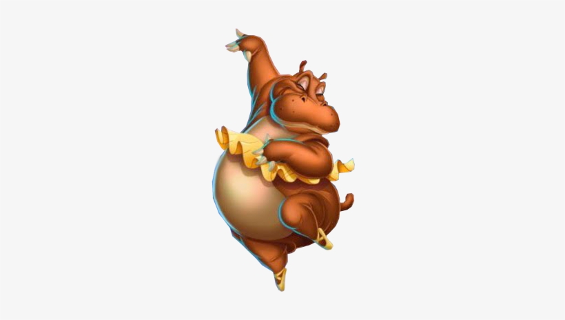 Hippo - Disneys Fantasia (blu-ray), transparent png