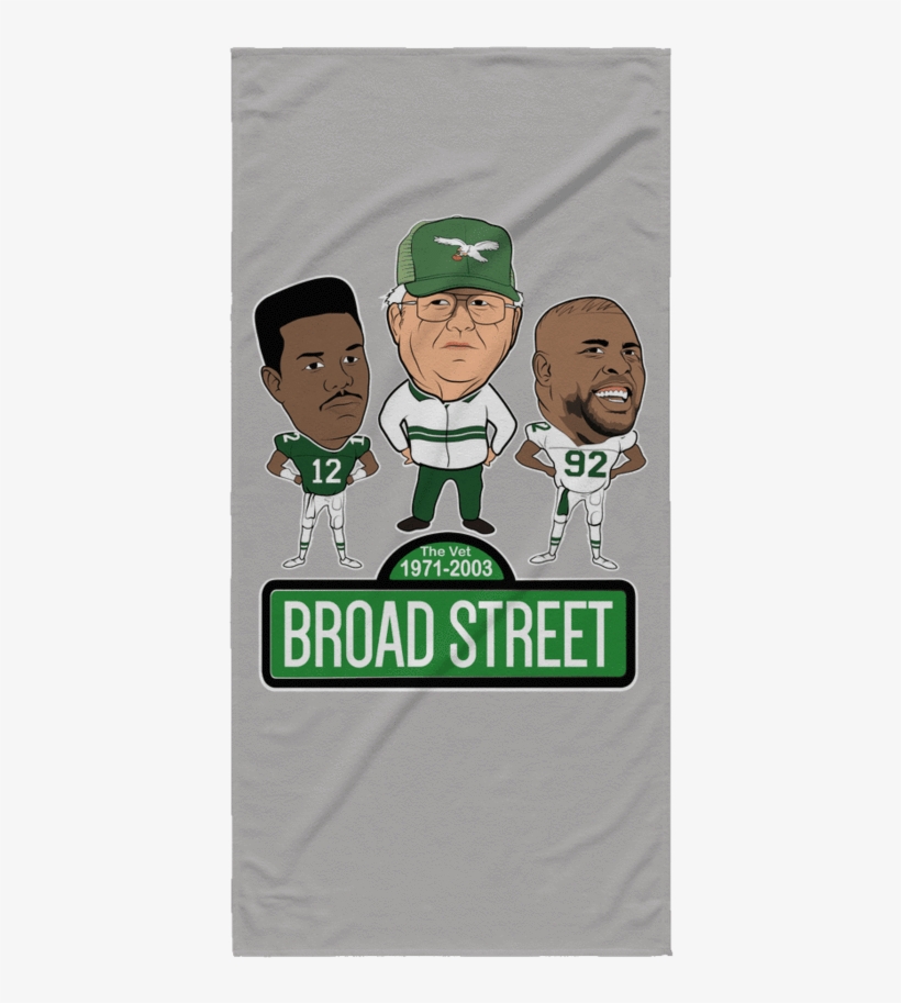 Broad Street Football Beach Towel - T-shirt, transparent png