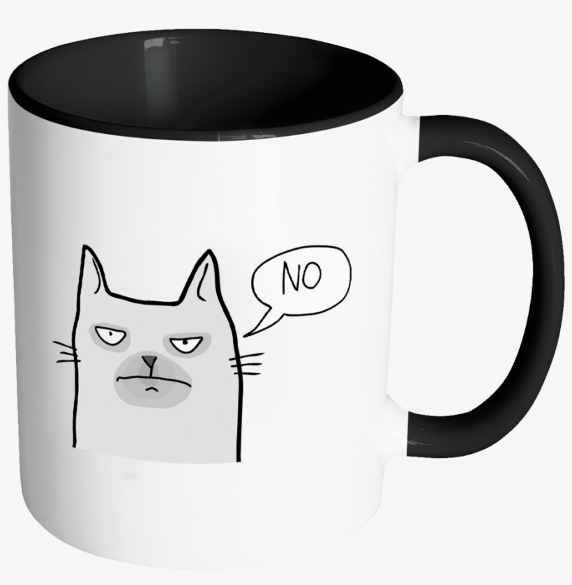 Grumpy Cat Memo Mug - Mental Health Mugs, transparent png