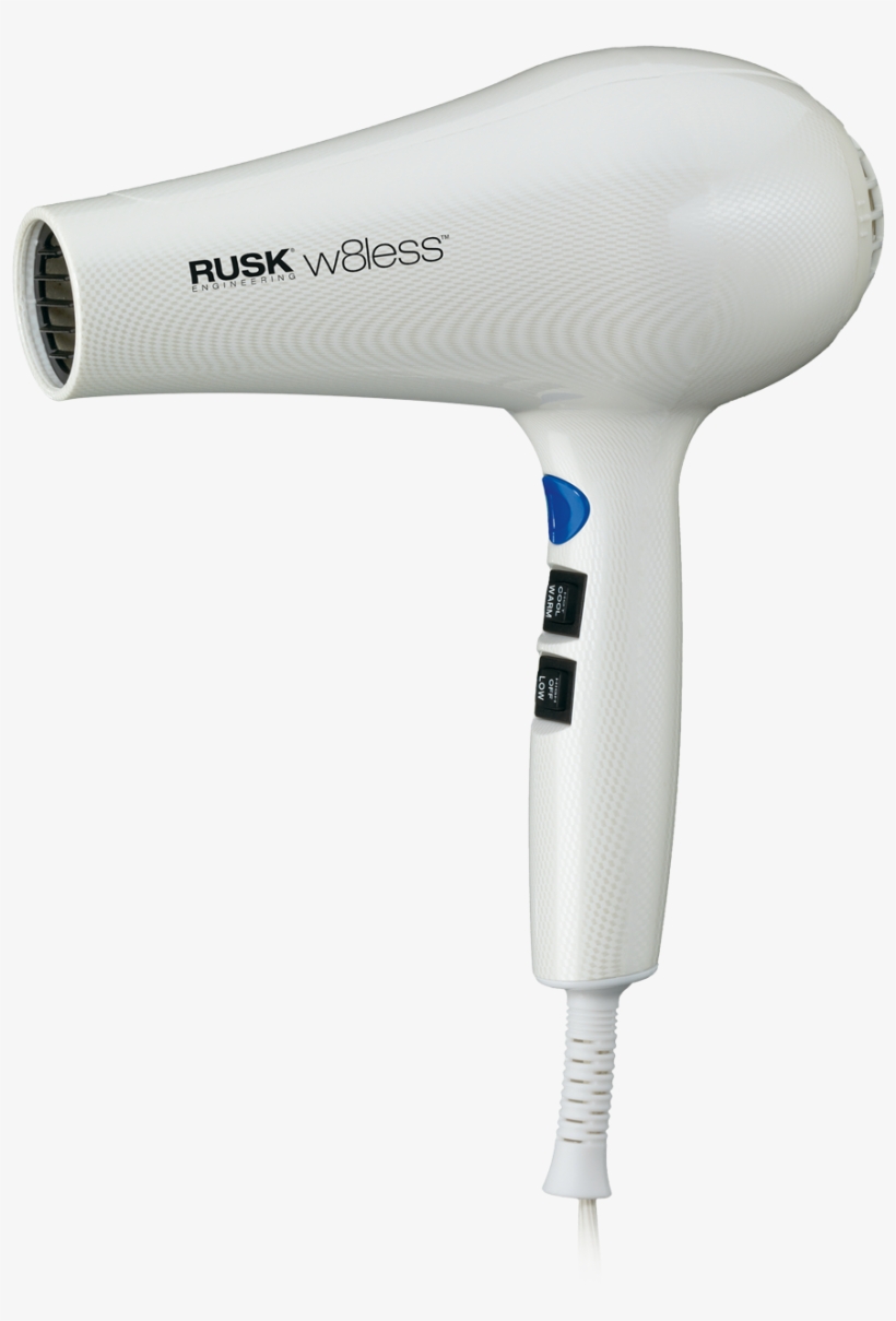 2000 Watt Professional Blow Dryer - Rusk W8less Professional Lightweight Ceramic Tourmaline, transparent png