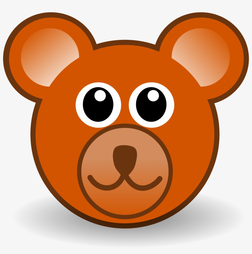 This Free Icons Png Design Of Funny Teddy Bear Face, transparent png
