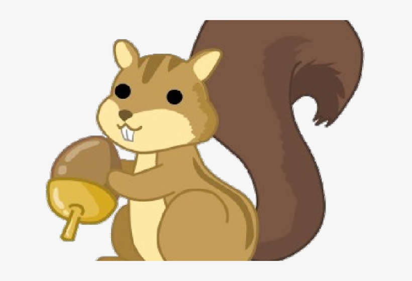 Animated Squirrel Clipart - Squirrels Earrings Nut Charms, transparent png