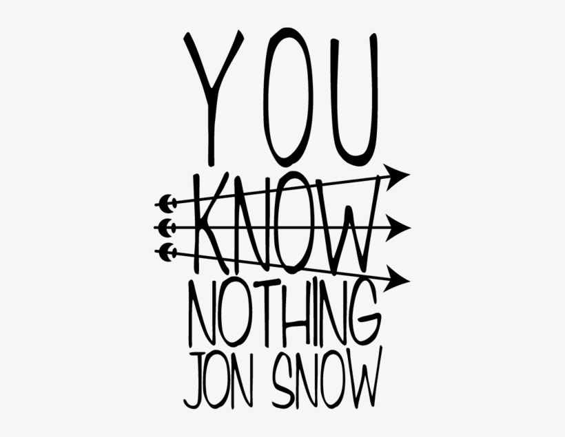 Jon Snow Wall Sticker - Black-and-white, transparent png