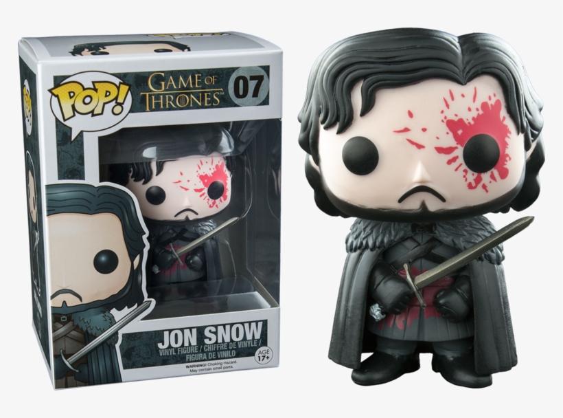 Game Of Thrones Bloody Jon Snow Hot Topic Exclusive - Funko Pop Bloody Jon Snow, transparent png