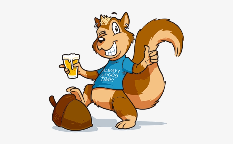 Footprints Clipart Squirrel - Clip Art Nutty Squirrels, transparent png