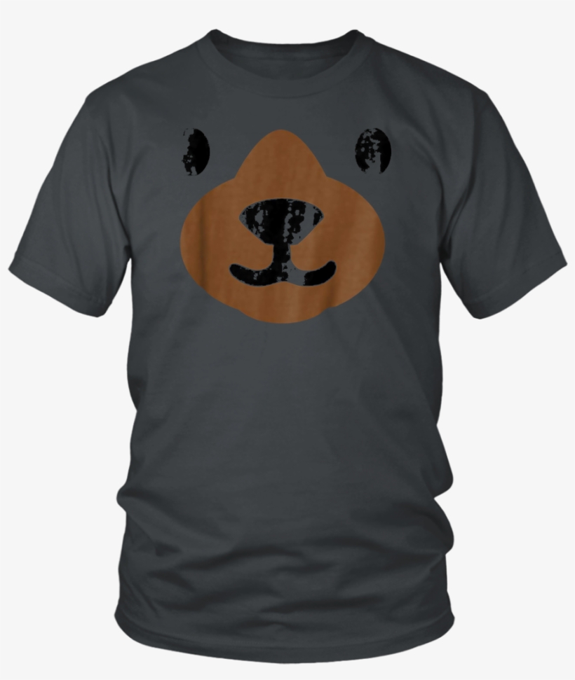 Bear Face Halloween Costume Funny T-shirt - Teelaunch I Survived Hurricane Harvey Unisex Shirt, transparent png