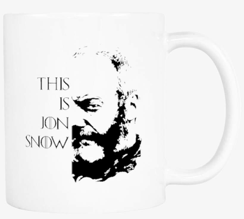 This Is Jon Snow White Mug - Coffee Cup, transparent png