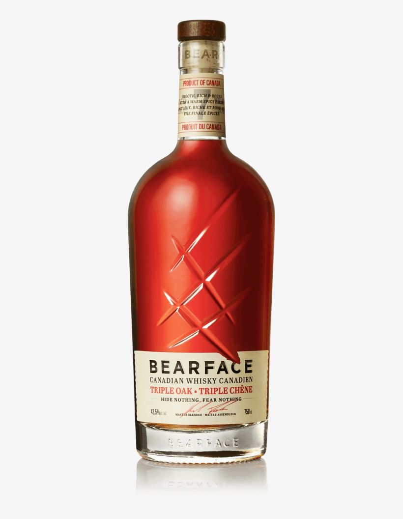 Bearface Whisky Bottle En - Bearface Whisky, transparent png