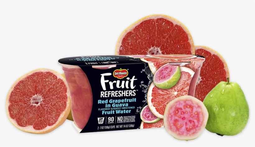 Fruit Refreshers® Red Grapefruit In Guava Flavored - Del Monte Fruit Refreshers Pineapple In Passion Fruit, transparent png