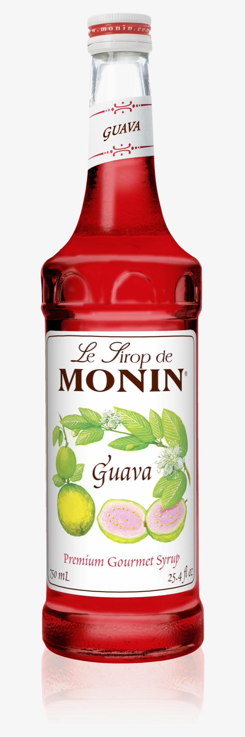 750 Ml Guava Syrup - Monin Raspberry Syrup, transparent png