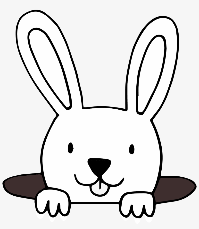 Bunny In Hole Png Picture - Dog, transparent png