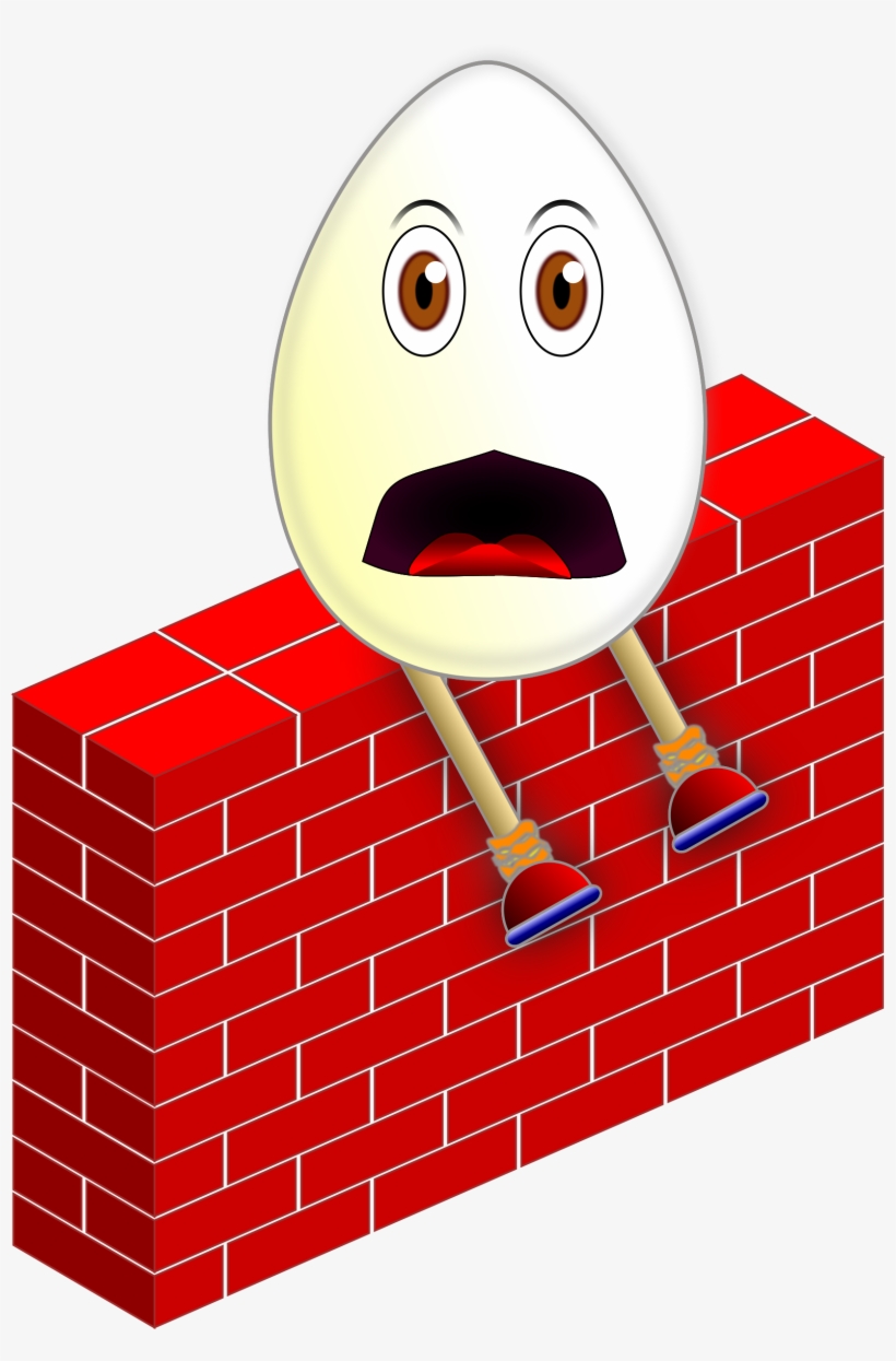 On A Big Image Png - Humpty Dumpty On A Wall, transparent png