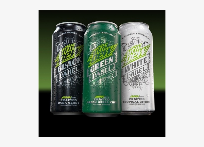 Mountain Dew Label Series, transparent png
