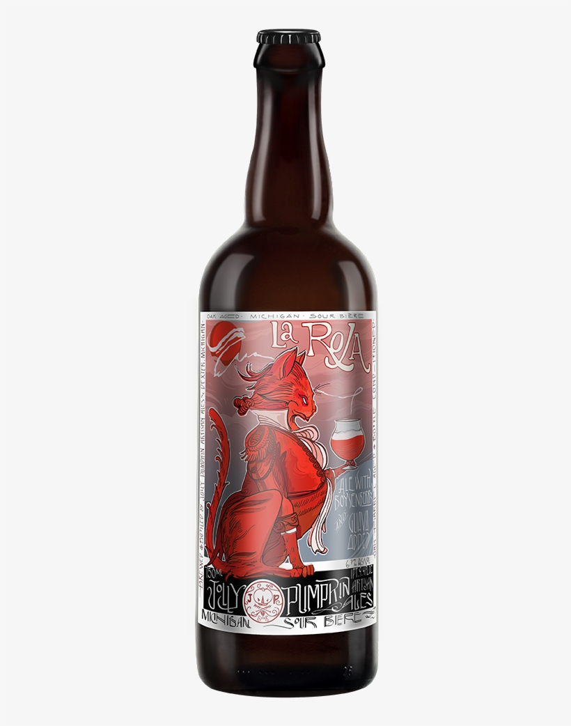 La Roja Fruited Bottle - Beer, transparent png