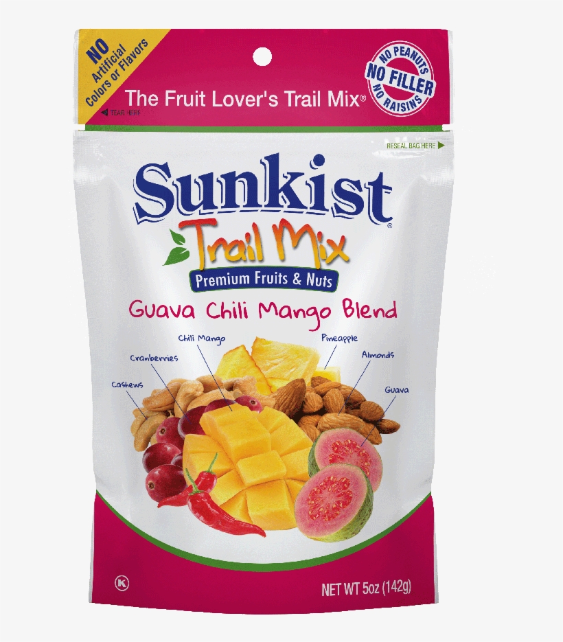 Guava Chili Mango Blend - Sunkist Trail Mix Strawberry Banana Blend, transparent png