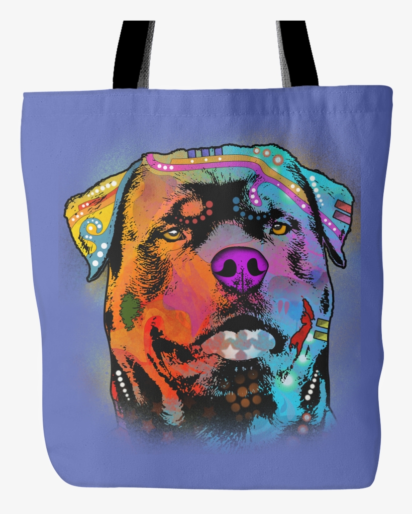 Rottweiler Tote Bag, Multi-colors - Papillon Dog Tote Bags - Papillon Bags, transparent png