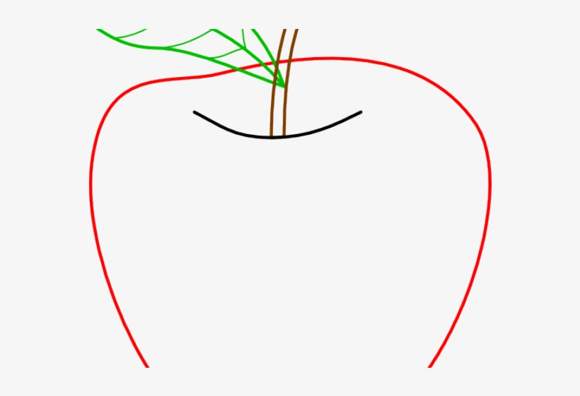 Apple Clipart Outline - .net, transparent png