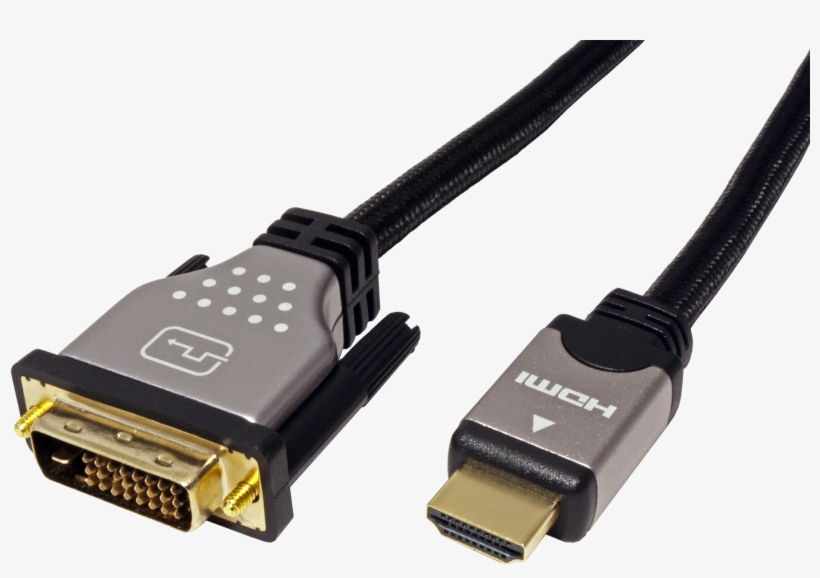 Roline Monitor Cable, Dvi - Monitorkabel Dvi, transparent png
