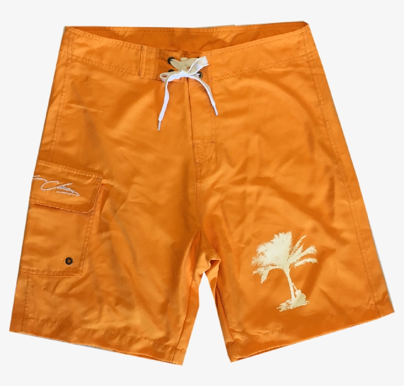 Kenny Chesney Orange Board Shorts, transparent png