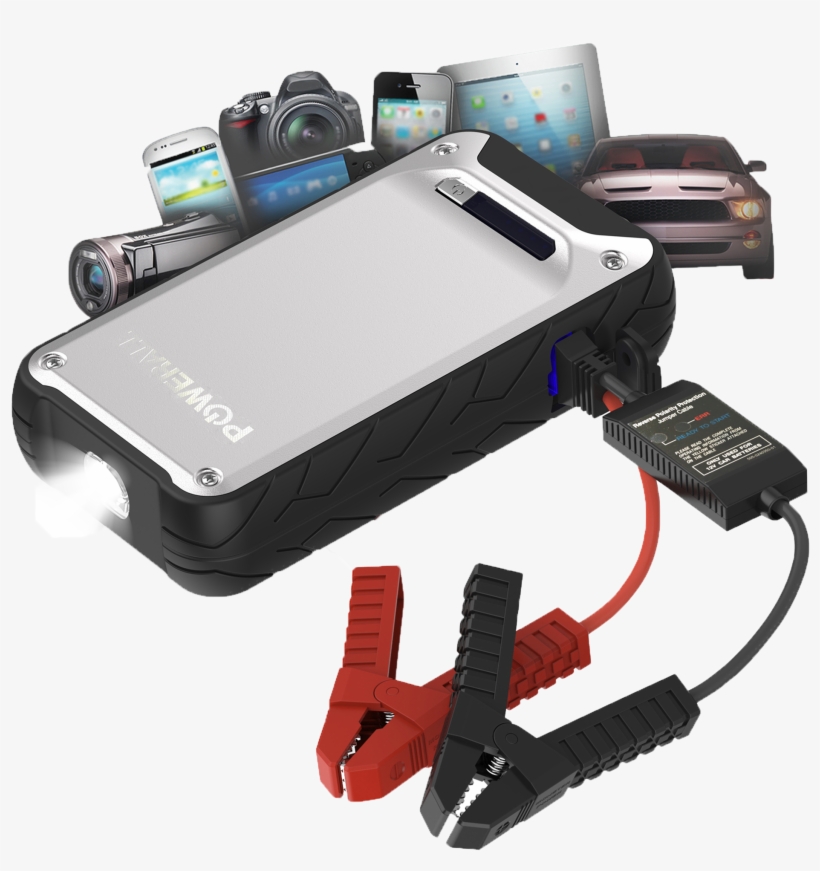 Powerall Element Ip65 12000mah Power Bank And 12volt, - Powerall Pbjs12000ae 400 Amp Element Jump Starter, transparent png