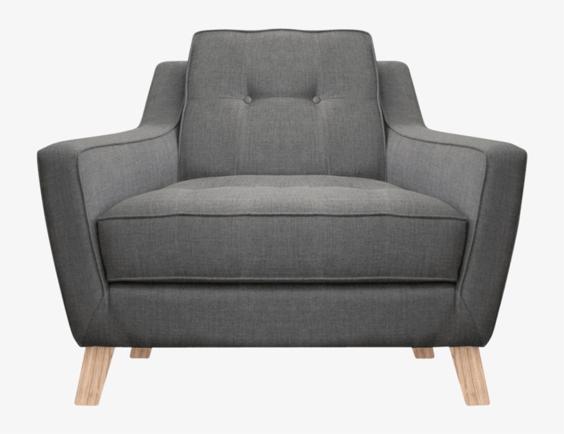Lemán Sillón Individual De Estilo 50's - Sillon Love Seat Minimalistas, transparent png