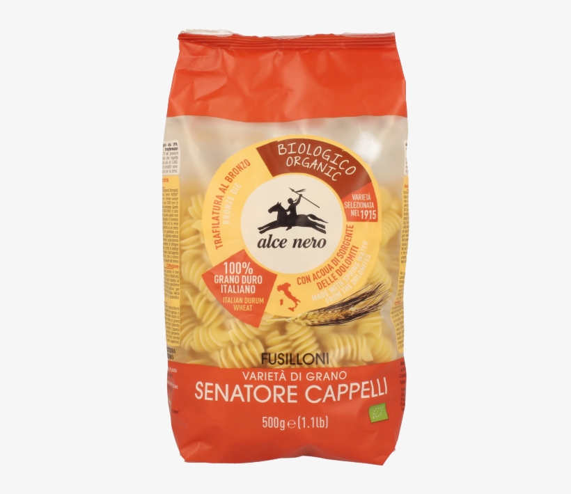 Fusilloni Senatore Cappelli Eko - Alce Nero Organic Instant Barley Beverage - 4.4 Oz, transparent png