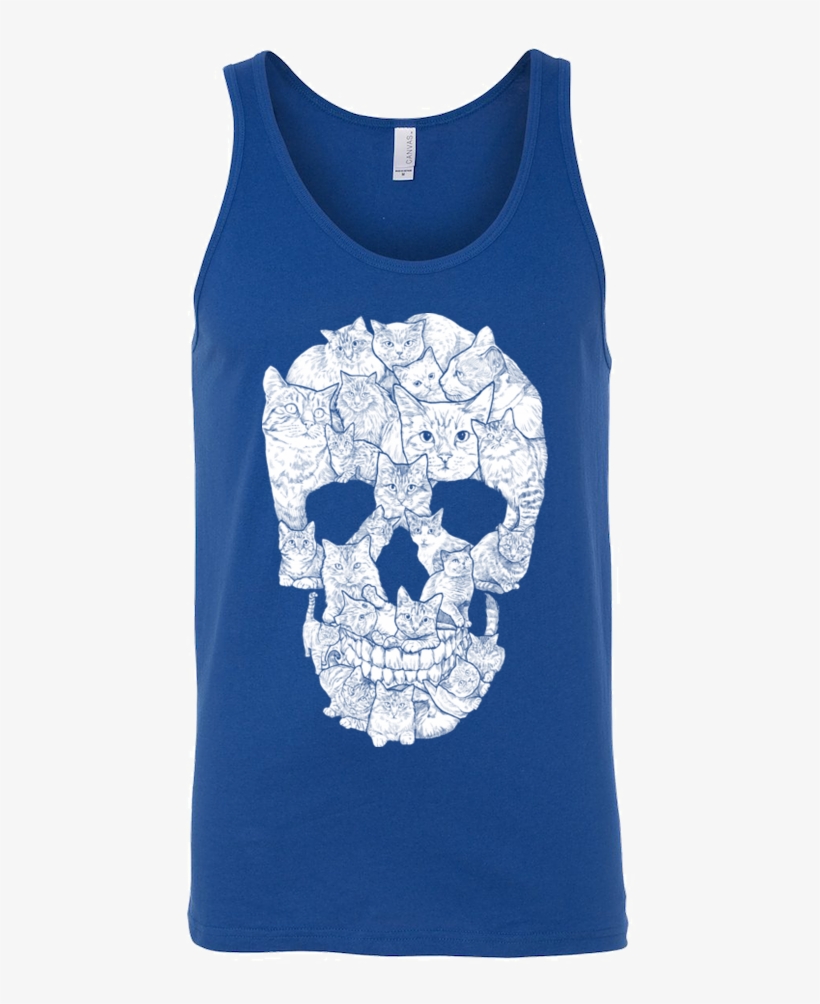 Sketchy Cat Skull T Shirt, transparent png