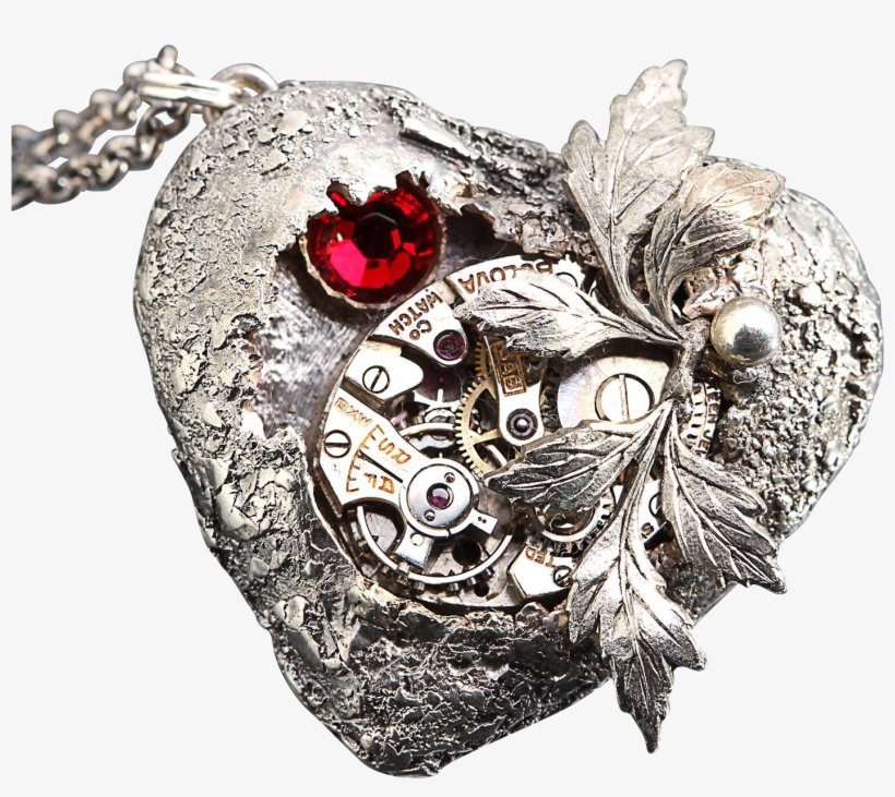 Steampunk Heart - Locket, transparent png