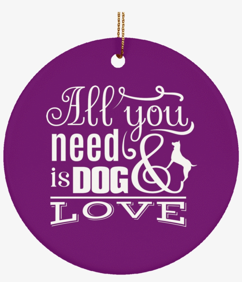 Purple Christmas Ornaments Png Graphic Library Stock - Dog, transparent png